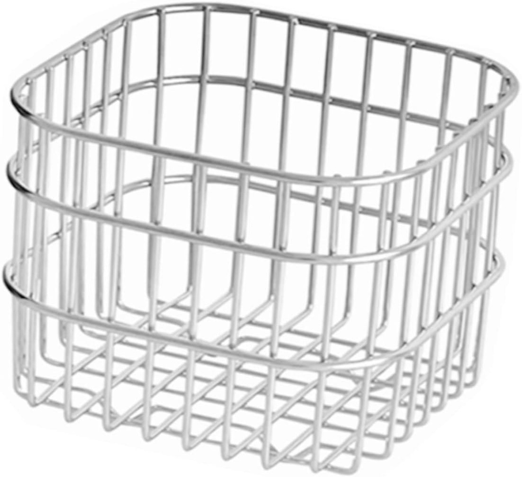 Stainless Steel Fruit Basket Large Capacity Hollow Storage Basket for Kitchen Multi-functional Snack and Fruit Organizer Elegant Retro Design for Home Decor and Picnics