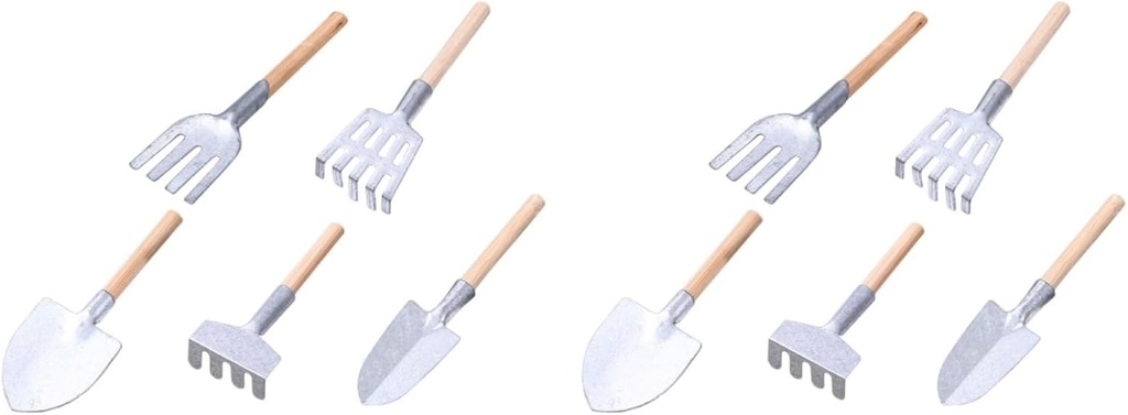 Artibetter Accessories 10 pcs Mini Zen Garden rakes Grass rake Miniature Garden Tool Tool Set Miniature Beach Toys Beach Toys s for Bonsai and Succulent Care