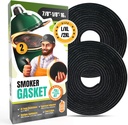 Gasket for Big Green Egg Large/XL/XXL - 2-Pack x 8 FT Smoker Gasket Seal - BGE Gasket 7/8" x 1/8" Felt - Compatible with Big Green Egg - Accessories & Parts for Grill by Smoker Chef