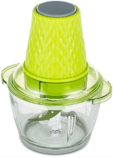 Glass Meat Mincer Mincer Mincer Food Processor Stainless Steel Food Chopper for Meat, Vegetables, Fruits and Nuts