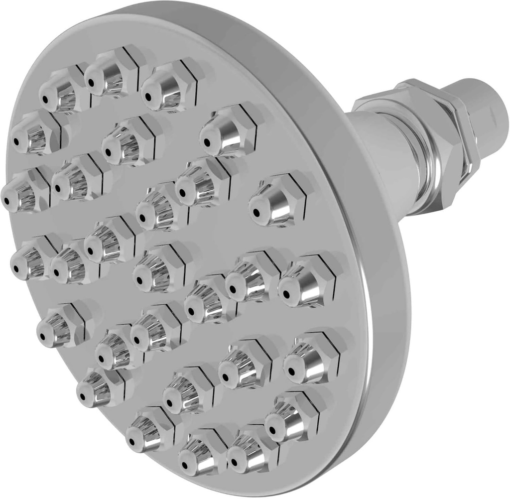 Brasstech 214/26 Polished Chrome 5-1/2" Diameter Spray Jet Showerhead with Twenty Nine Jets 214