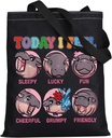 WZMPA Hippo Moo Deng Tote Bag Lover Gift Shoulder Bag Merch