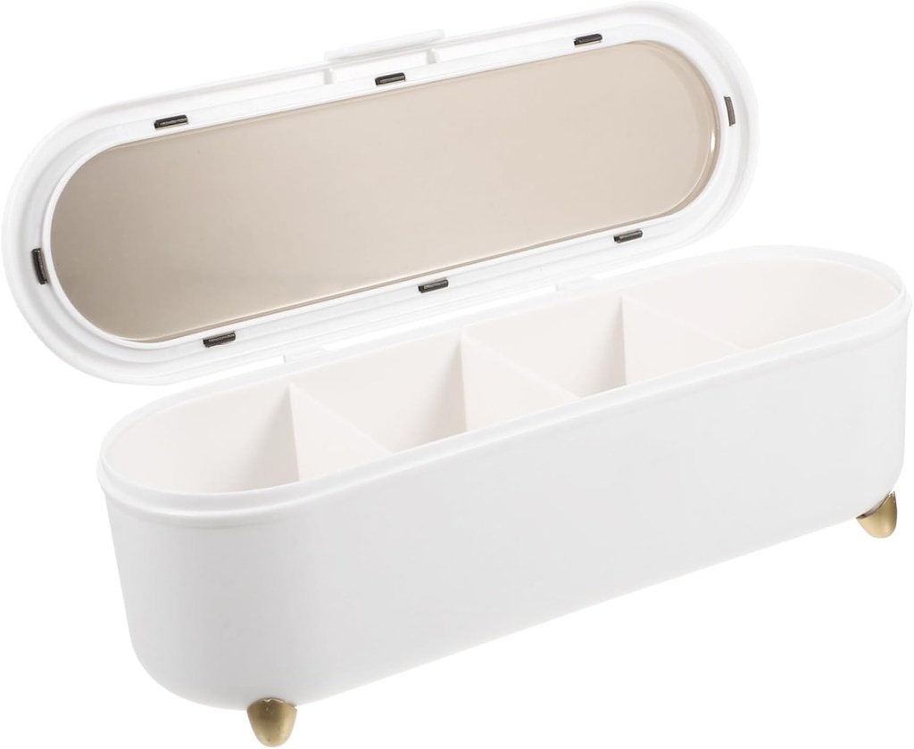 Kitchen Cutlery Organizer Sealed Storage Box Flat Box Lid for Utensils