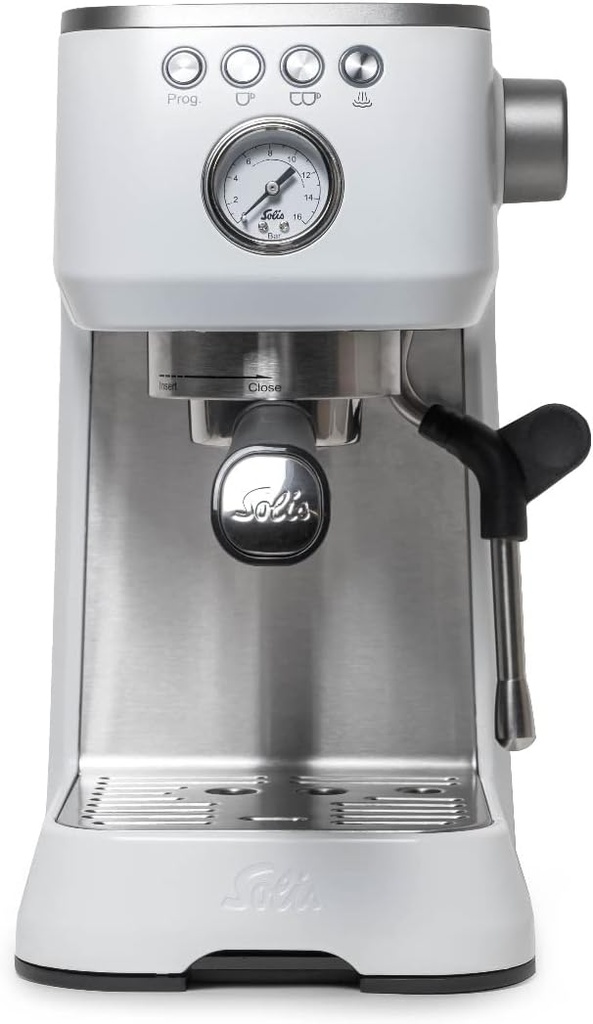 SOLIS Barista Perfetta Espresso Machine, White