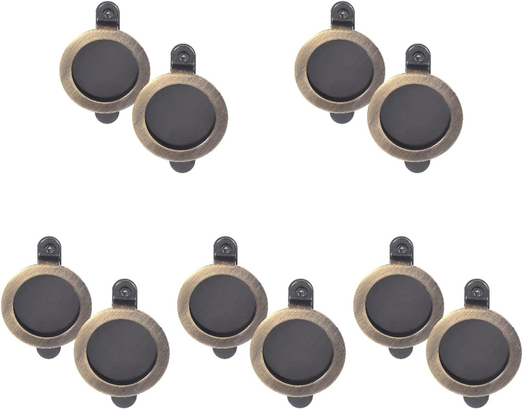 Peephole Cover, 10 pcs Door Viewer Peephole Cover Cat Eye Back Peep Hole for Apartment Door Door View Protector for Dormitory Hotel Home