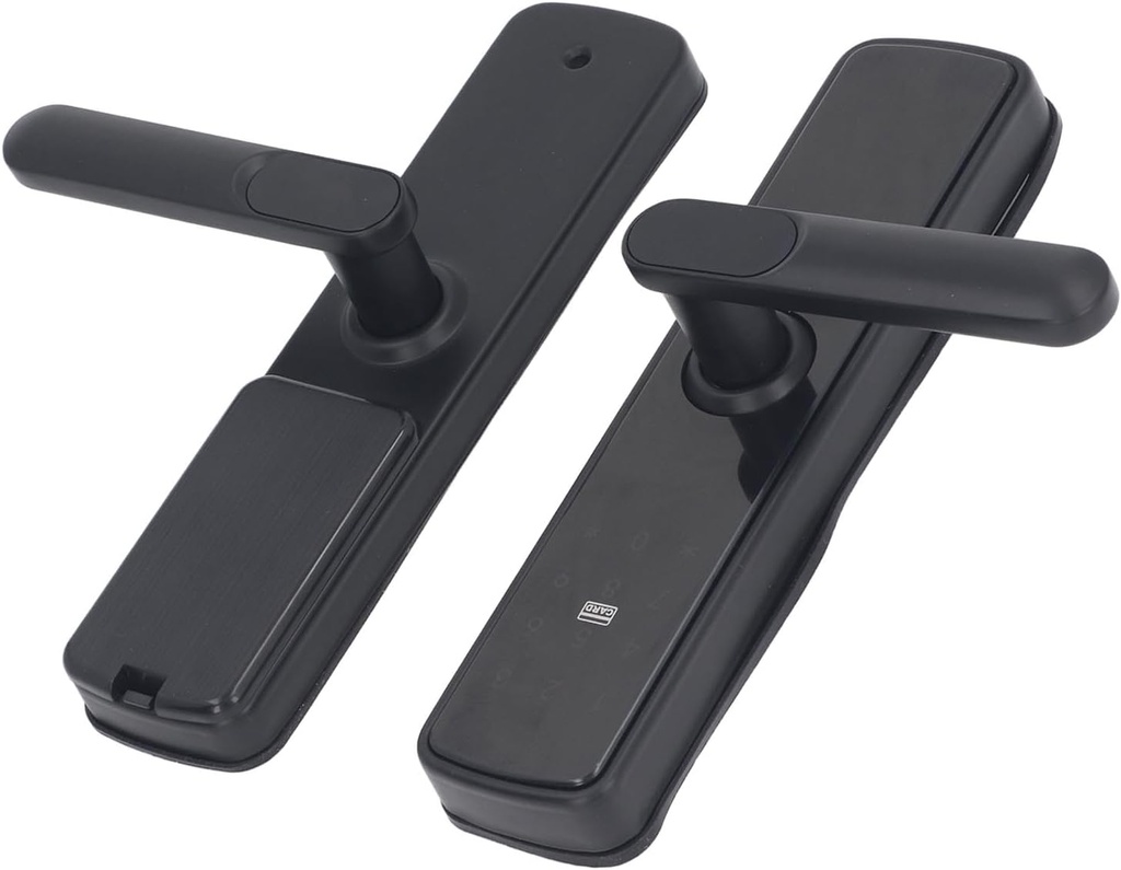 Keyless Entry Door Lock, Auto Lock Electronic Keypad Deadbolt with Handle, Anti Peeking Password Smart Door Security Lock for Bedroom Office Hotel Pantry