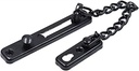 Door chain Anti-theft Chain Door Chain Household Door Bolt Door Buckle Anti-theft Lock Buckle Anti-theft Buckle Chain(Black)