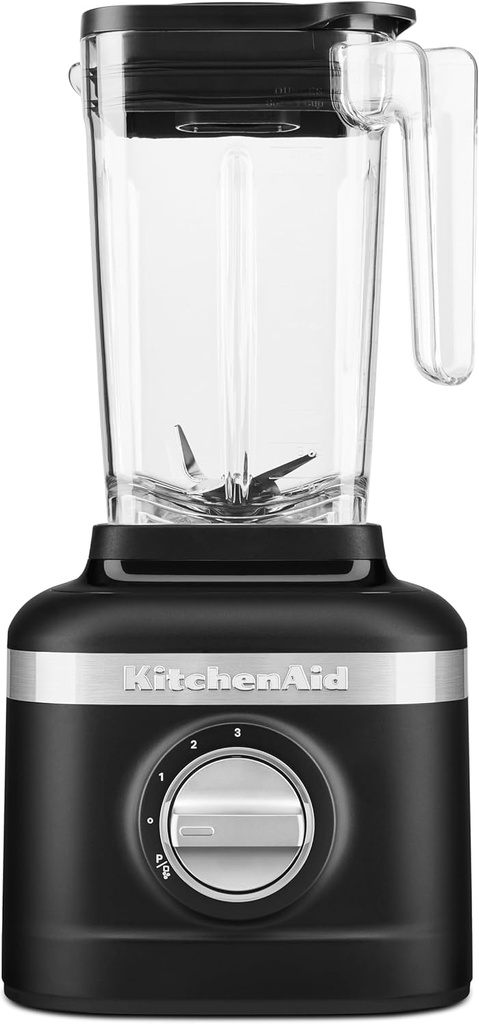 KitchenAid K150 3 Speed Ice Crushing Blender with 2 Personal Blender Jars - KSB1332Y - Black Matte