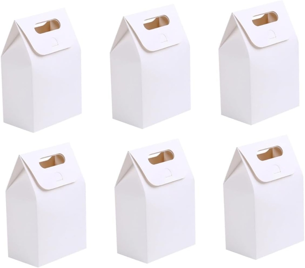 20pcs Reusable Biscuit Holder Paper Bags Cookie Jar Box for Party Dessert