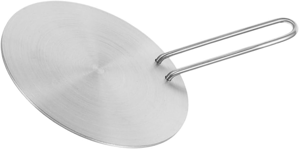 Garneck Induction Plate Adapter Heat Diffuser for Induction Cookers Compatible Cookware Removable Handle Design Efficient Heat Transfer