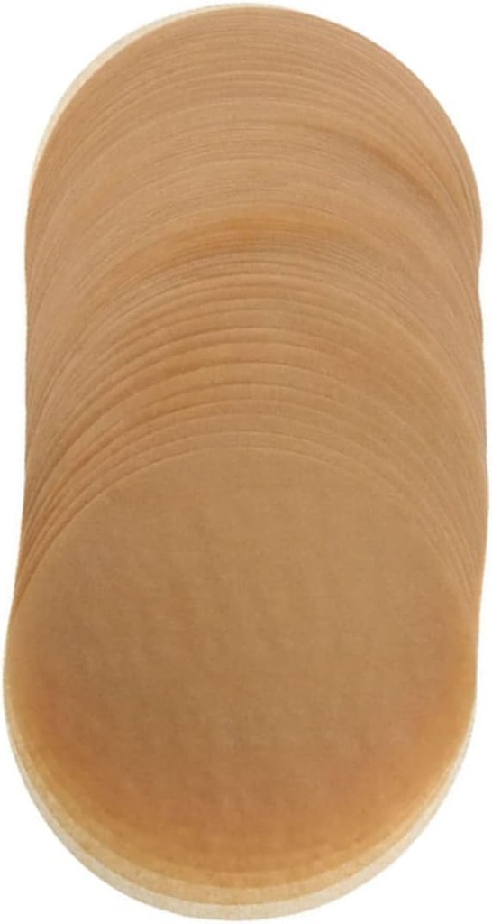 7 Inch Round Steam Paper for Steamer Baking Bbq Cookware Liners 100 Pcs Non-stick Parchment Paper Sheets Food Grade Random Color