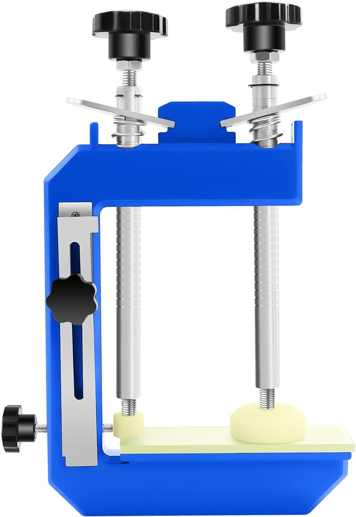 45° Seam Splicing Fixture, Countertop Stone Mitre Clamp Fixture W/Two Clamping Rods, Clamping Height 13cm/5.12in For Granite, Stone, Marble, Slab.
