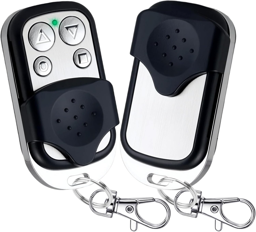 Cloning Remote Control Keychain, Replacement Garage Door Electric Gate, Duplicates and Replaces Original Factory Remote Controls for Vehicle Central Locking Systems, Electronic Garage Doors (Arrow)