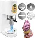 Commercial Ice Cream Machine - Soft Serve Maker, 28-30 L/H Yield, 80W Power, 420ML Cylinder for Restaurant and Bars
