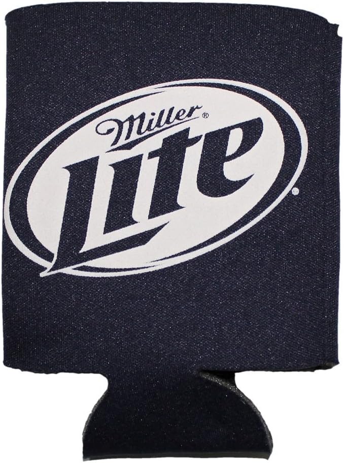 4 Can Sleeves - Blue Beer Coolies for Cans and Bottles - Bulk Drink Coolers – Wedding, Party, Event Gift (Can, 4 Pack)