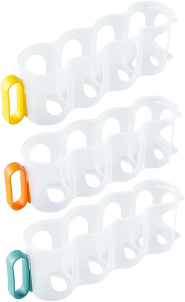 3pcs Soda Can Dispenser and Storage Box Fridge Organizer for Drinks Easy Access Can Holder Random Color