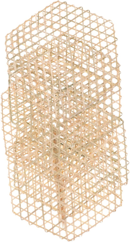 Yardwe 5pcs Bamboo Steaming Mat Round Braided Placemats Natural Placemats Food Steamers Woven Liner Mat Reusable Liners Pastry Fried Food Mats Bamboo Cooking Mat Place Mat Crafts