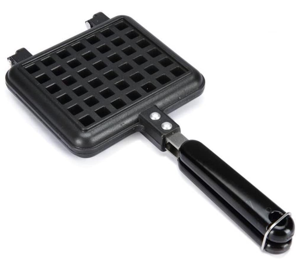 Non-Stick Cast Iron Waffle Maker Baking Tool for Maker Waffle Squeezing Plate