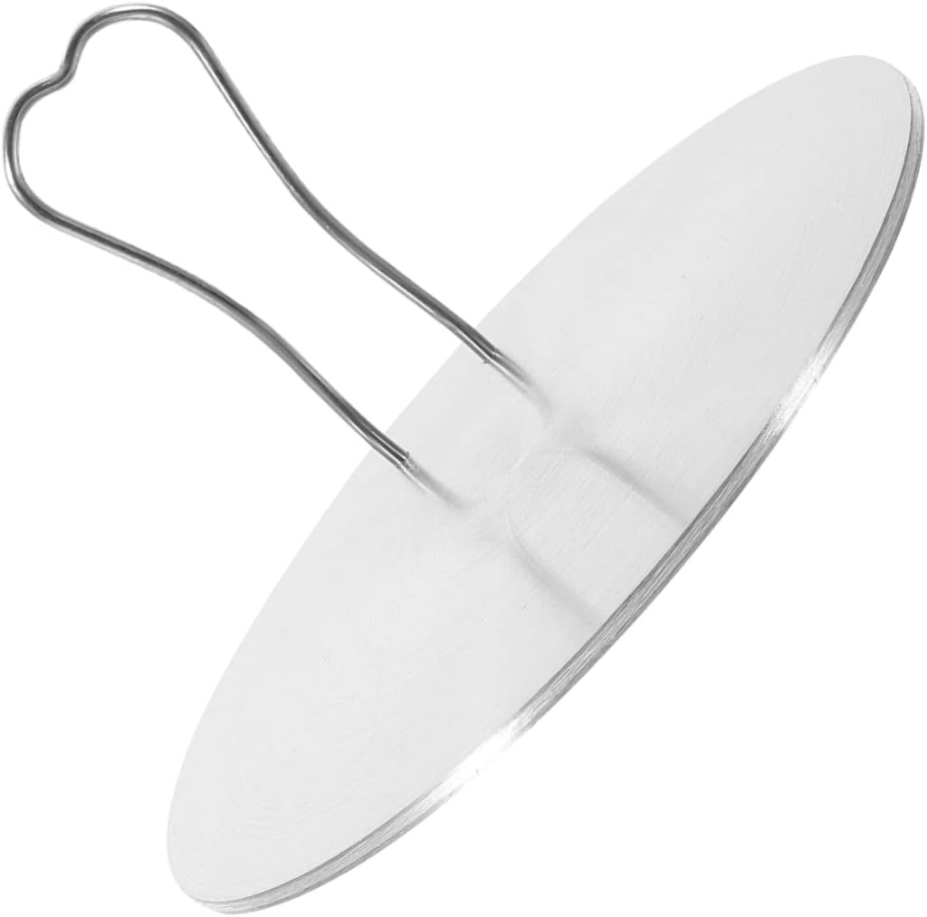 Stainless Steel Induction Plate Adapter Heat Diffuser for Induction Cookers Handle Heat Transfer Cookware Compatible Gas and Electric Stoves