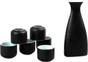 Japanese Sake Set 7-Piece Include 1PC Sake Bottle and 6PCS Sake Cups,B