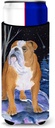 Starry Night English Bulldog Ultra Beverage Insulators for slim cans