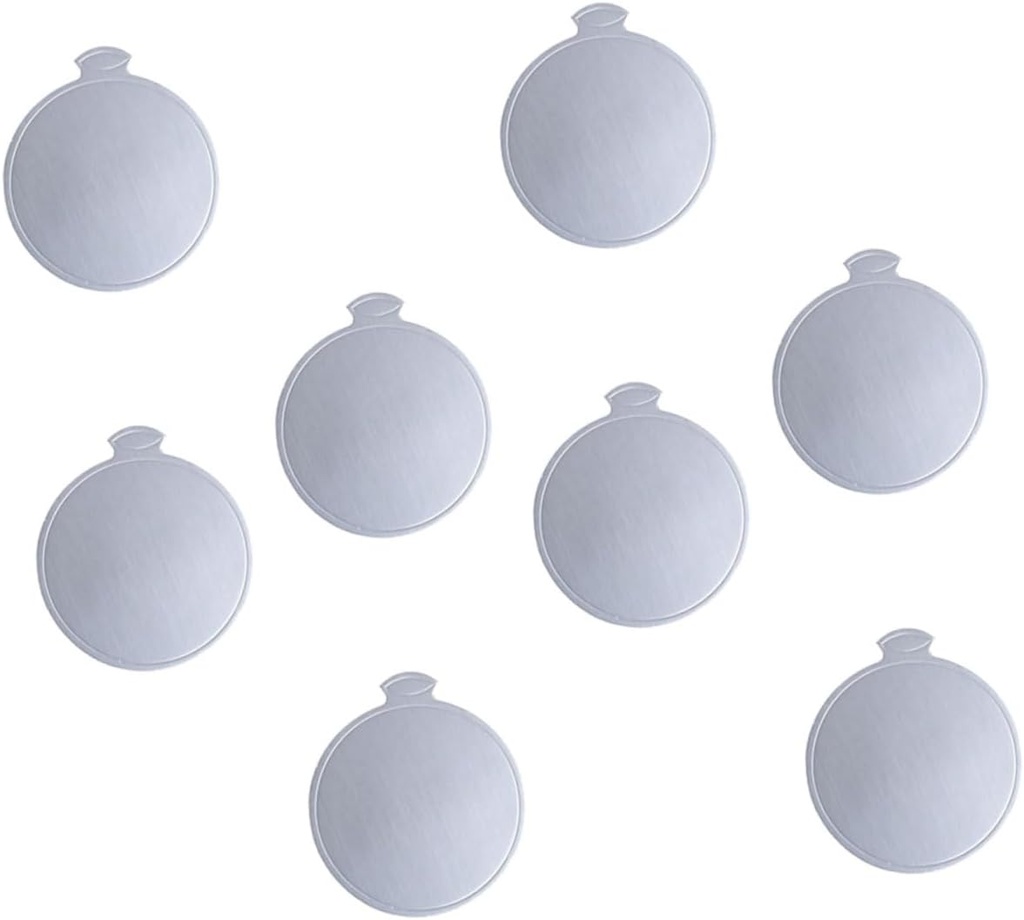 IMIKEYA Versatile Cake Serving Base 100pcs Round Cardboard Cake Trays for Mousse Cupcakes Cookies