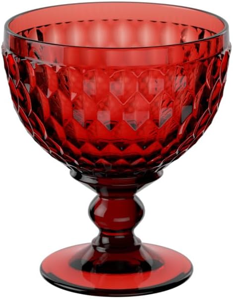 Villeroy & Boch Boston col Bowl Red Extravagant Elegant Sparkling Wine and Champagne Crystal Glass 400 ml