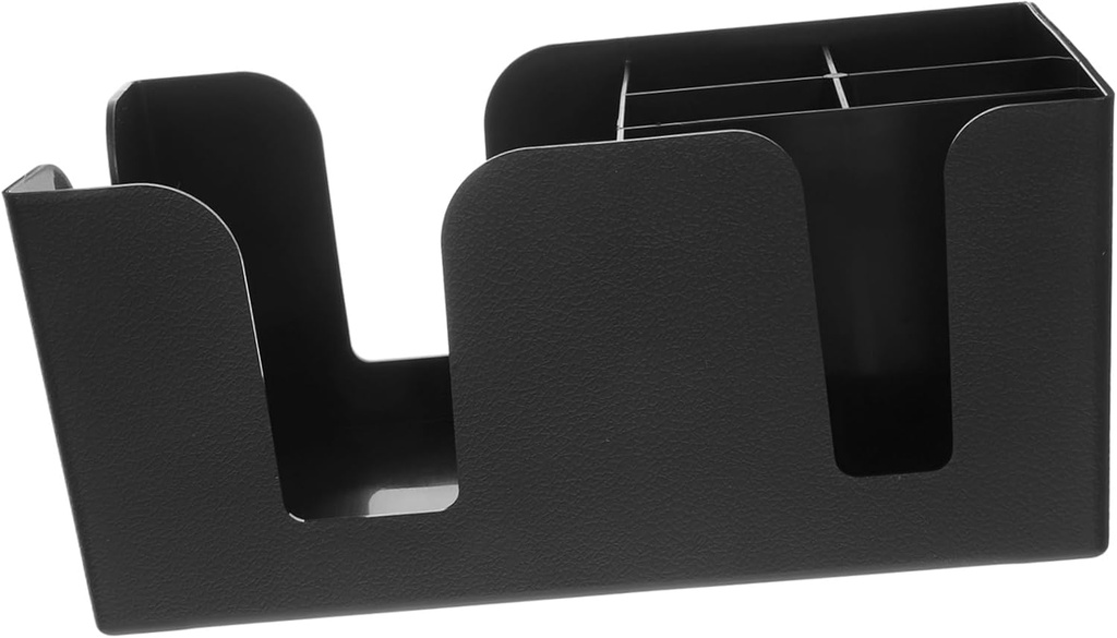 Sugar Bag Organizer and Cup Holder Coffee and Tea Bag Storage Box Stylish Countertop Organizer for Home and Bar Use Material