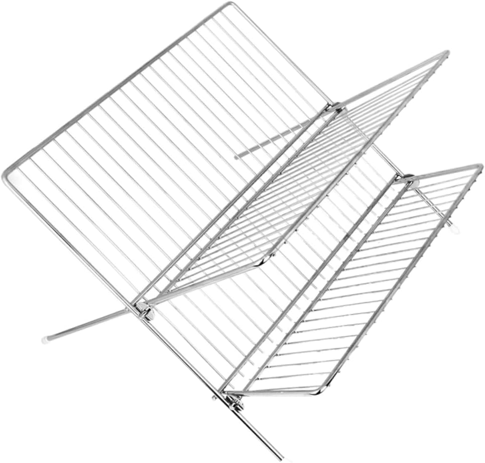 Stainless Steel Bowl Draining Rack Multi-Functional Kitchen Storage Organizer for Plates and Bowls Compact Design for Small Spaces Easy to Clean and Sturdy