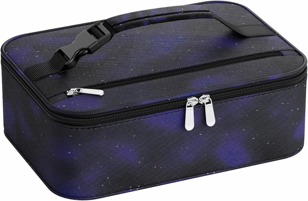 Small Lunch Box Insulated Lunch Bag for Women Men, Bento Kids Lunch Box, Compact Portable Thermal Meal Cooler Bags with Buckle Handle for Work & School, Astral 5L