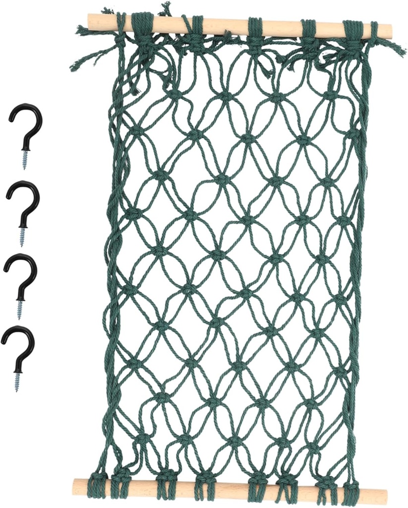 PRETYZOOM Hanging Fruit Net Basket Kitchen Woven Storage Bag Reusable Washable Fruit Organizer Decorative Outdoor Basket