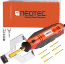 NEOTEC Electric Chainsaw Sharpener Kit Multi-Purpose Chain Saw Sharpener Tool with 6 Titanium-Plated Diamond Bits Saves Time Easy to Use De Cadena De Motosierra for All Chainsaw Chain
