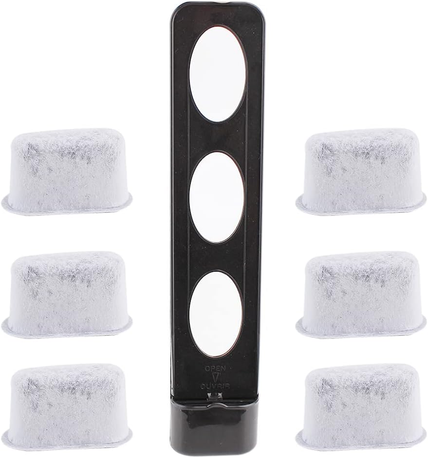 Anbige Replacement Parts Water Filter Holder with 6-pack Charcoal Water Filters,Compatible with Cuisinart coffee Makers