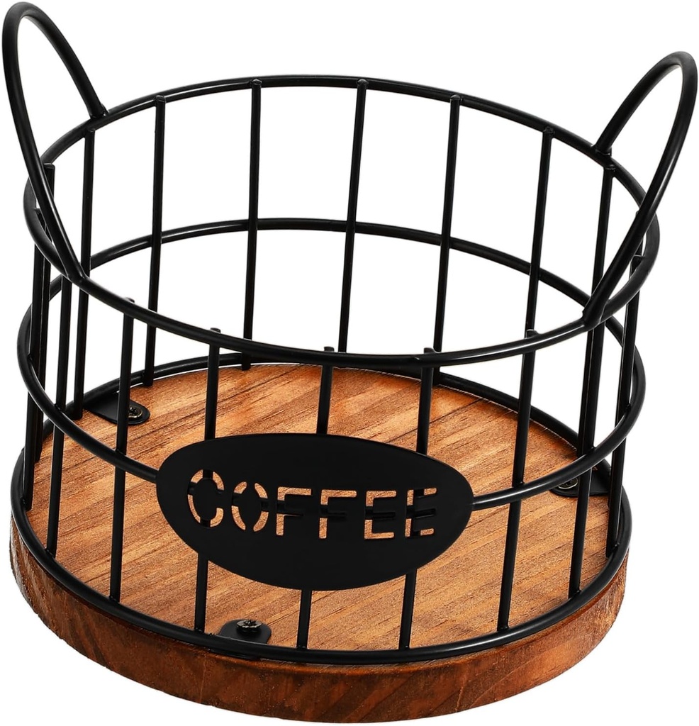 Metal Wire Coffee Pod Storage Basket for Coffee Bar Accessory Organizer Pod Container