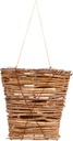 Wall Hanging Basket Woven Storage Basket for Kitchen Garlic and Fruit Organizer for and Festive Events