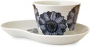 J-kitchens Kiln Coffee Cup & Saucer Hasami Ware Made in Japan Gerbera