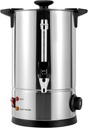 1000W Commercial Coffee Urn, 8L/2.11gal Coffee Urn Coffee Maker Hot Water Urn, 110V Grade Stainless Steel Hot Beverage Dispenser with Anti-dry Burn Protection for Home, Party, Office