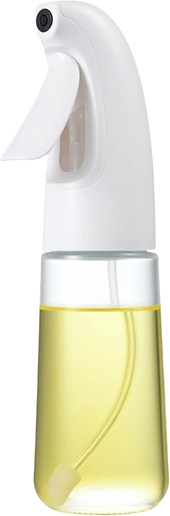 Oil Sprayer for Cooking, Olive Oil Sprayer Mister, Olive Oil Spray Bottle for Cooking, Salads, BBQs and More (White)