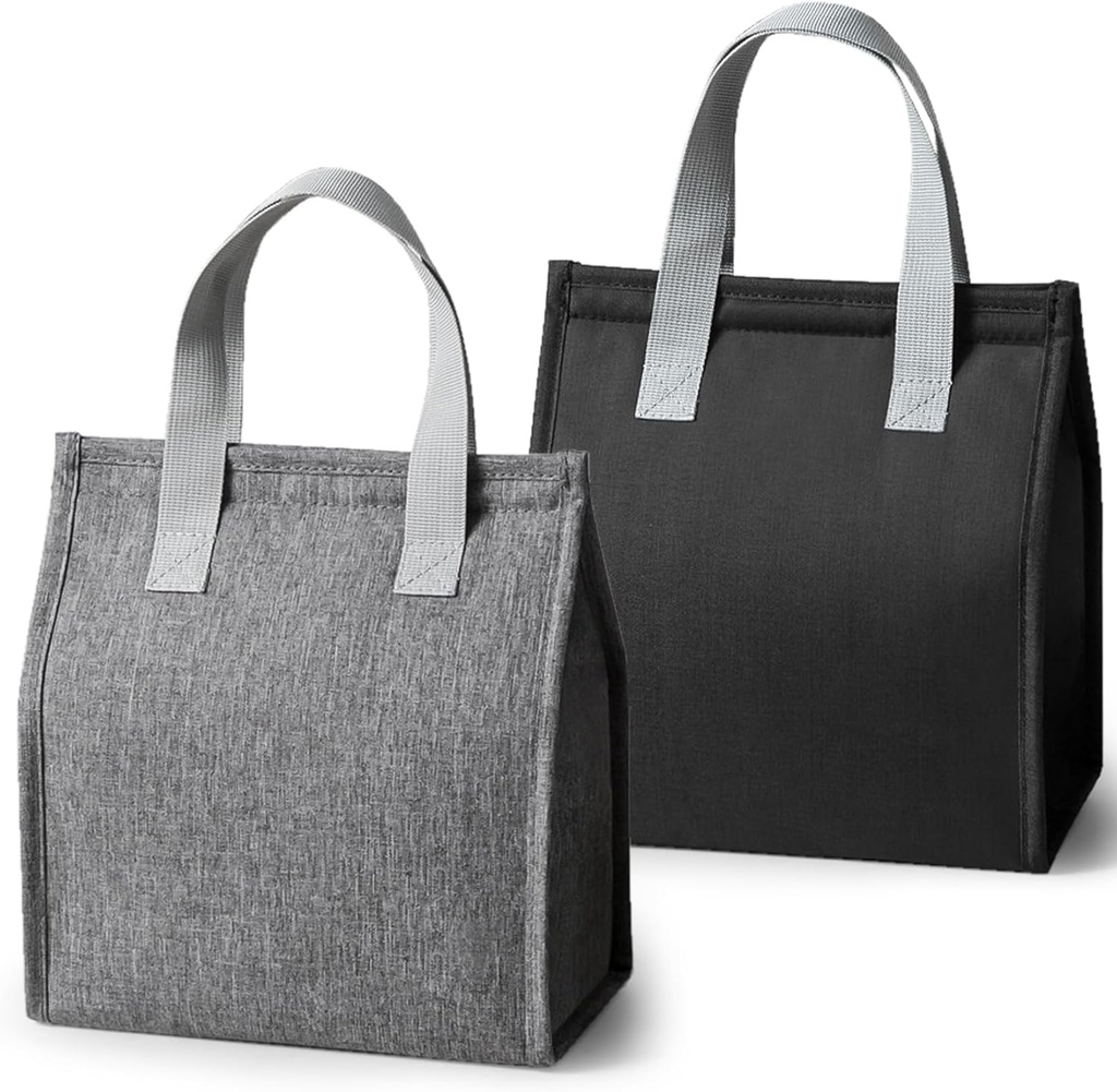 Insulated Lunch Bag - Premium Thermal Lunch Box Leakproof & Waterproof Large Capacity Durable Lunch Carrier Keeps Food Hot or Cold for Family, Office, Travel and Picnic