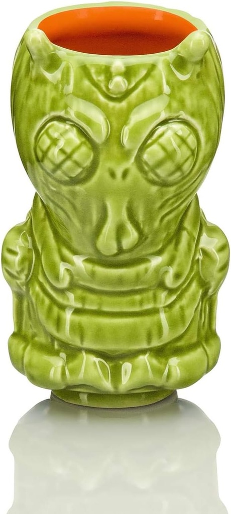 Geeki Tikis Rick & Morty Krombopulos Michael Ceramic Mini Muglet | Official Rick & Morty Collectible Tiki Style Shot Glass | Holds 2 Ounces