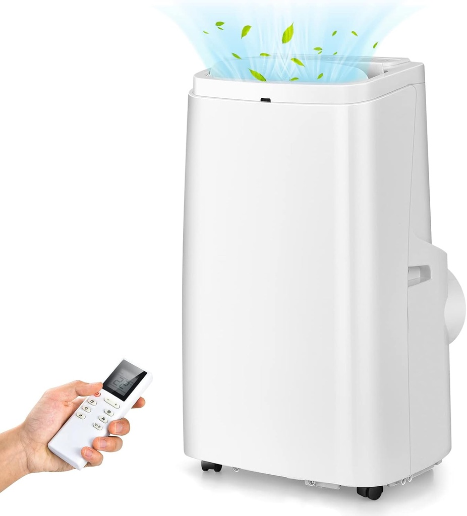 PETSITE Portable Air Conditioner 12000 BTU, 3 in 1 AC Cooling Unit with Built-in Dehumidifier & Fan Modes, Includes Window Kit, Air Conditioners for Large Bedroom 450 Sq.Ft
