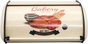 POCHY Fashion bread box Suitable For Countertop Bread Box Vintage With Roll Top Lid Metal Bread Holder Bread Storage Large Capacity Bread Bin exquisite