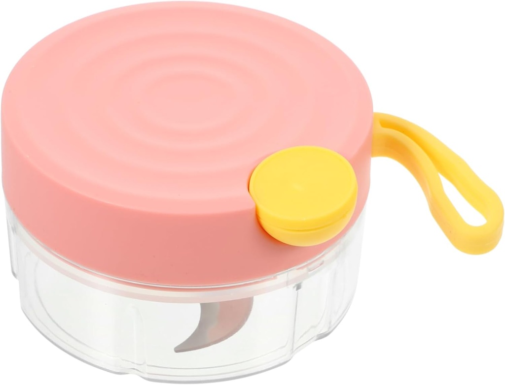 Unomor Garlic Press Replacement Mini Chopper for Garlic Onions Fruits Nuts Manual Food Chopper Simple to Use Compact Easy to Clean