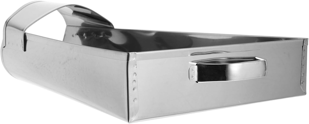 PRETYZOOM Stainless Steel French Fry Scoop Tool Versatile Shovel for Snacks Popcorn and Fries Kitchen Utensil for Mixing and Serving Home and Commercial Use