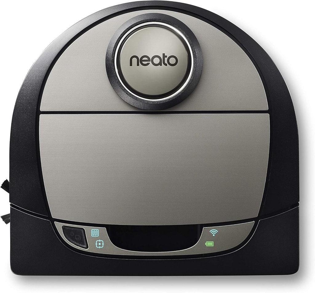 Neato Robotics Botvac D7 Connected Robot Vacuum - Laser Navigation, Wi-Fi Connectivity, Ideal for Corners, Pet Hair, Carpets & Hard Floors