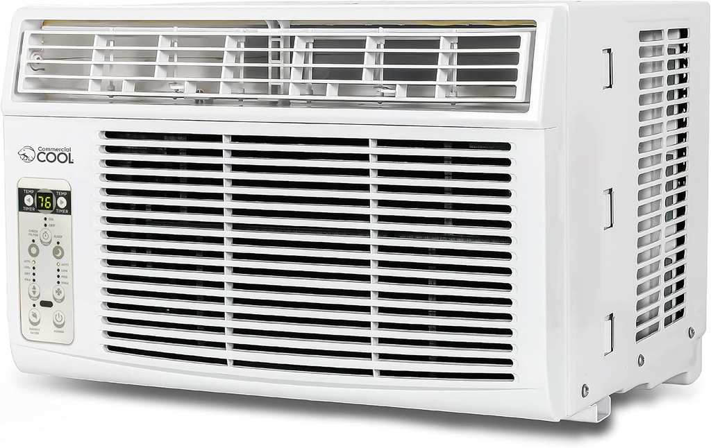 Commercial Cool CC10WT Air Conditioner 10,000 Window A/C, 10000 BTU, White
