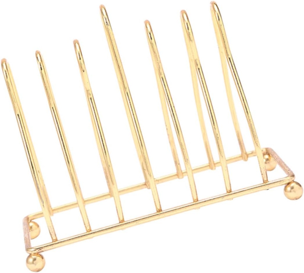 Wear Resistant Iron Plate Rack Kitchen Storage Accessory Decorative Household Plate Stand with Drainage Design and Tableware Organization in Homes Hotels and Restaurants