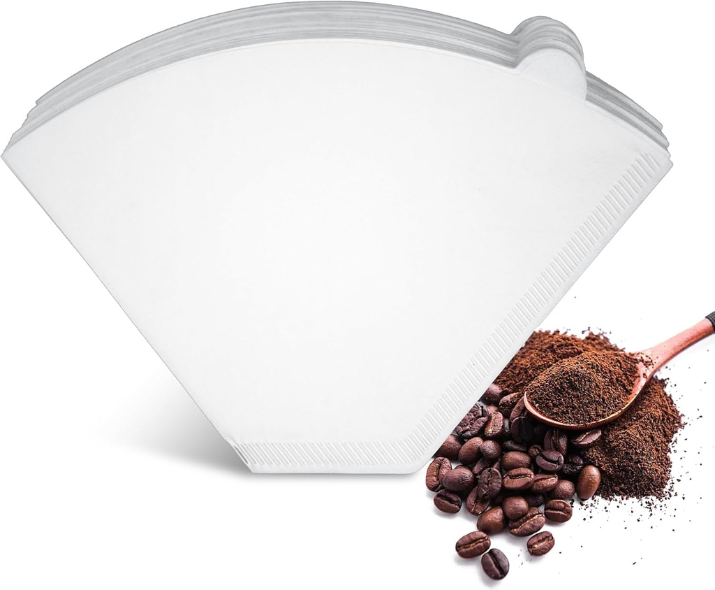 #103 Cone Coffee Filter, 100 Count 8-10 Cup Natural Paper Disposable Coffee Filters For Pour Over and Drip Coffee Maker, Natural White