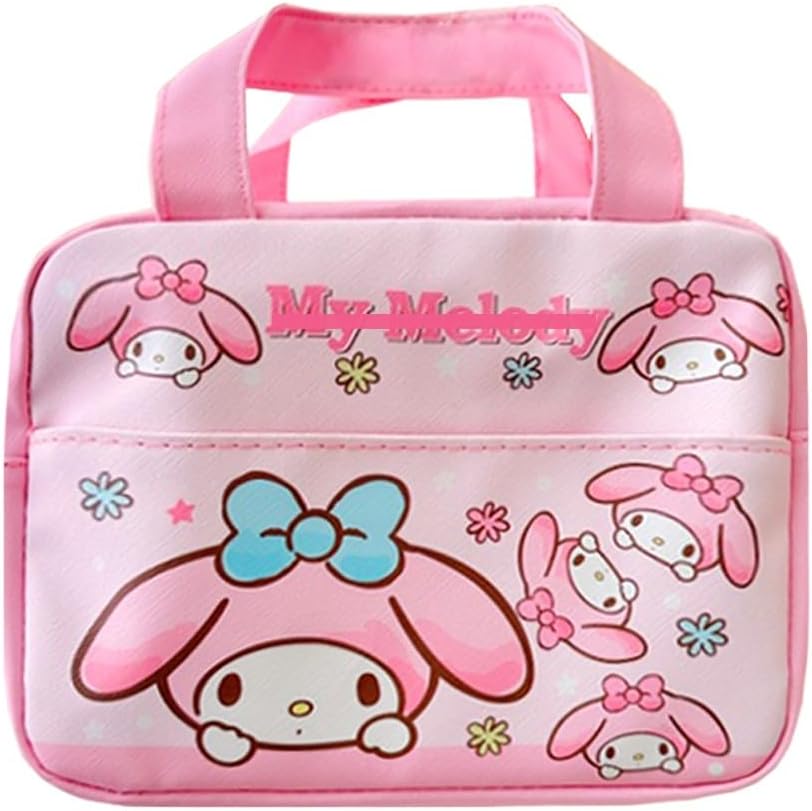 4L Cartoon Pink Bunny Lunch Bag for Work Reusable Insulated Lunch Box Travel Picnic Container Food Box for Women Pink C