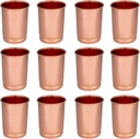 Zap Impex Pure copper plain glasses moscow mule tumbler (Set of 12)